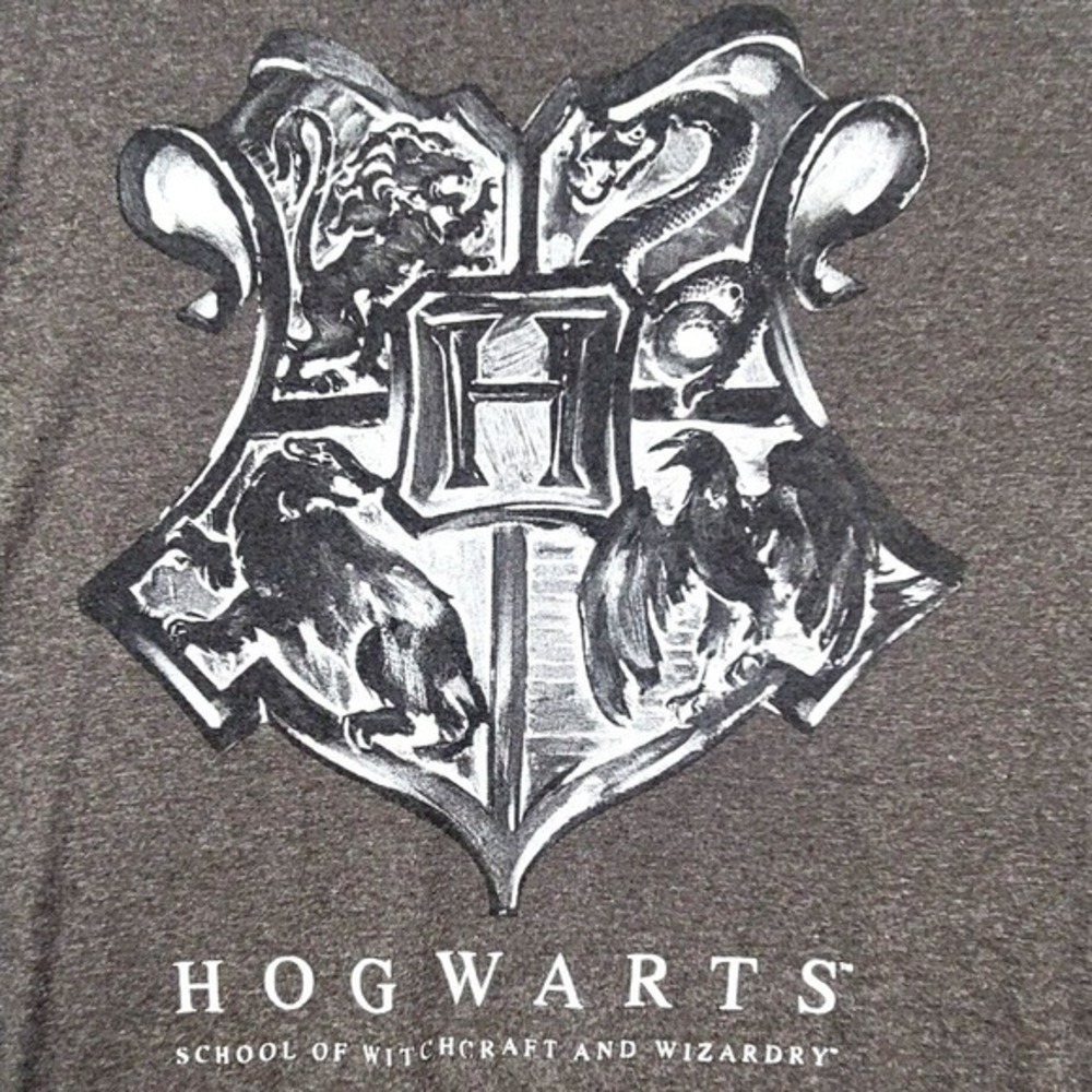 Harry‎ Potter Shirt Hogwarts School Of Witchcraft & Wizardry Short Sleeve XL